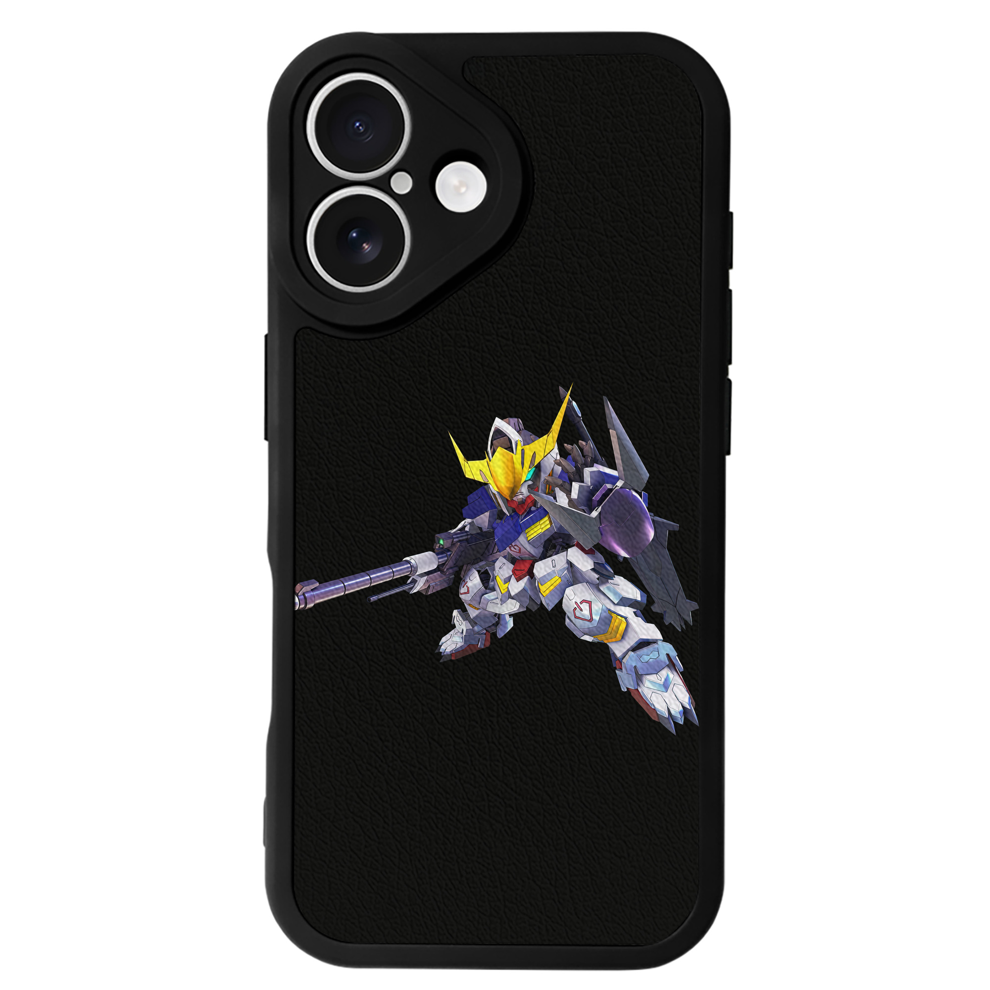 （画像用） 機動戦士ガンダム Mobile Suit Gundam 【iPhone 16シリーズ対応】シリコンスマホケース（レザー調） 材質：シリコン